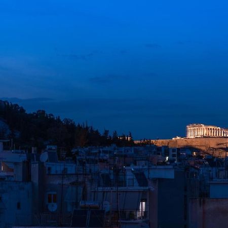 Topfloor Getaway Balcony&Hot Tub+Acropolis View 아테네 외부 사진